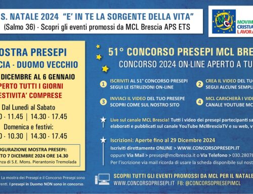 Natale 2024 – 51° Concorso Presepi MCL